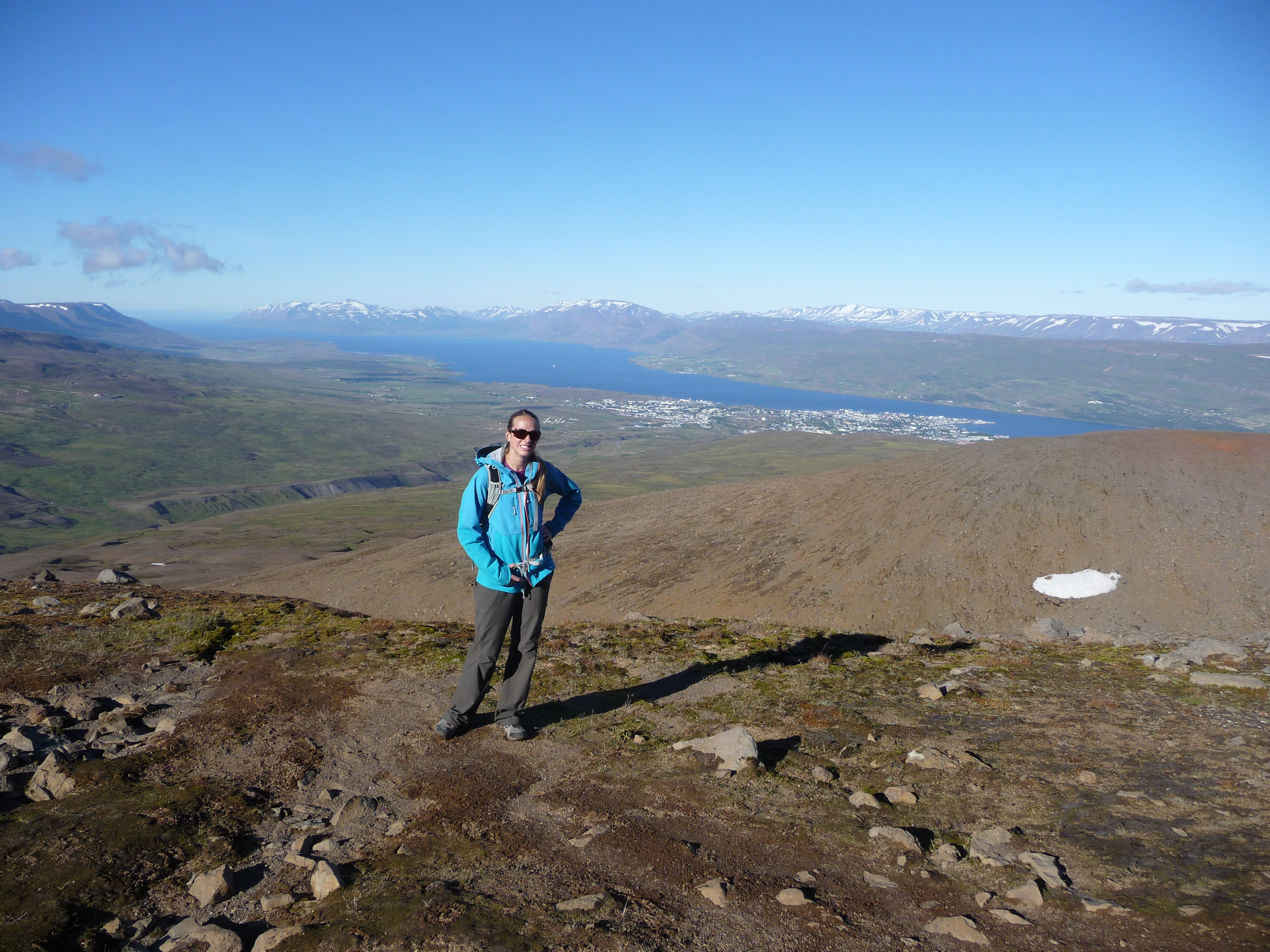 Looking back at Akureyri