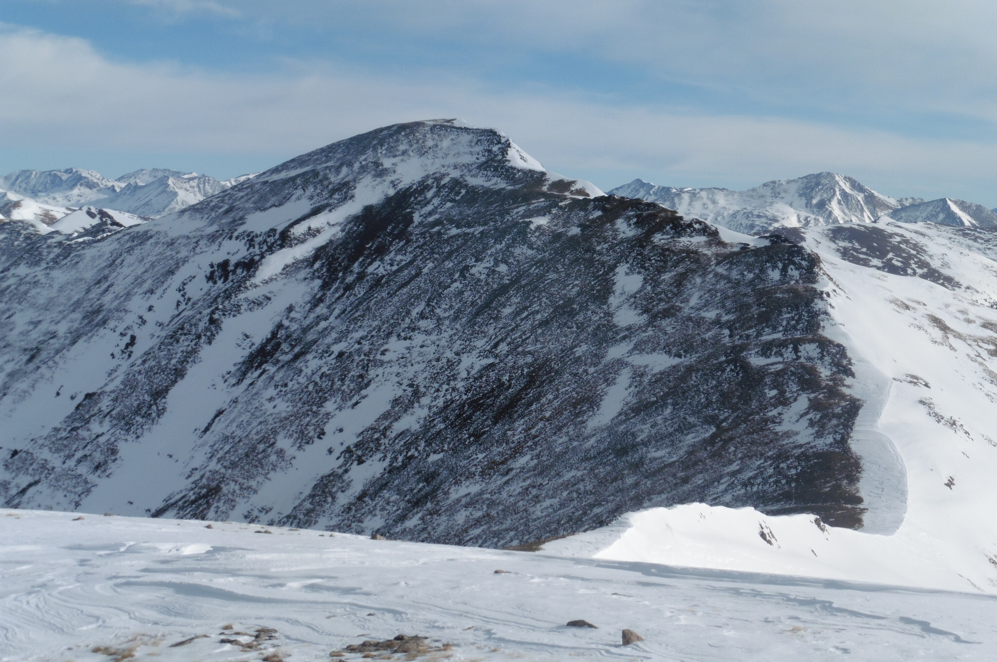 Emma Burr from Tincup Peak.