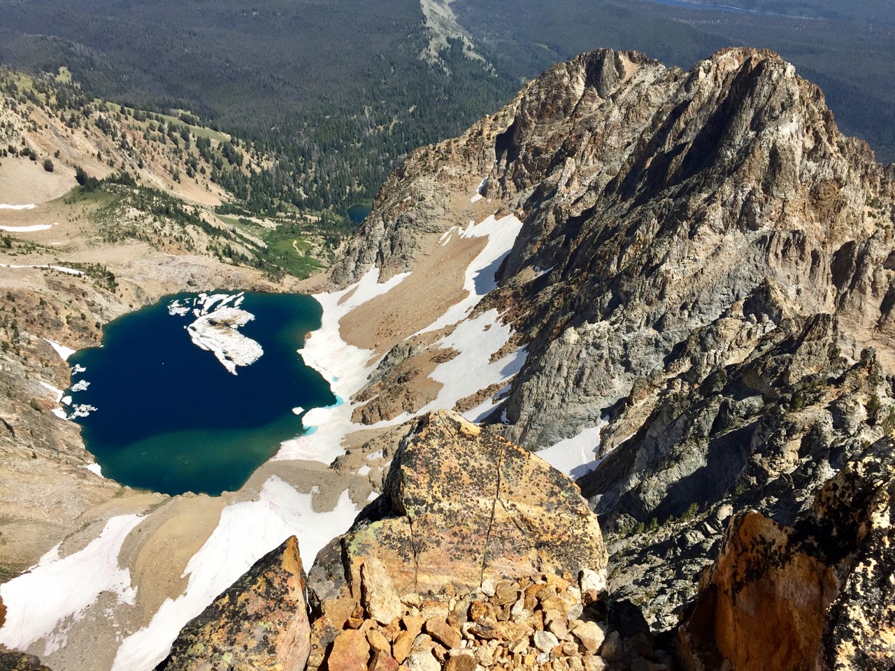 Thompson summit to lake